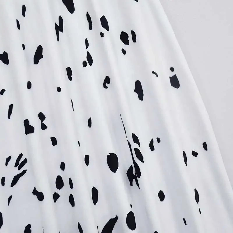 Robe Cruella pour filles, vêtements pour enfants, noir blanc, collier ultraviolet Cruella de télescopique, Cosplay Polka Maid Halloween 303