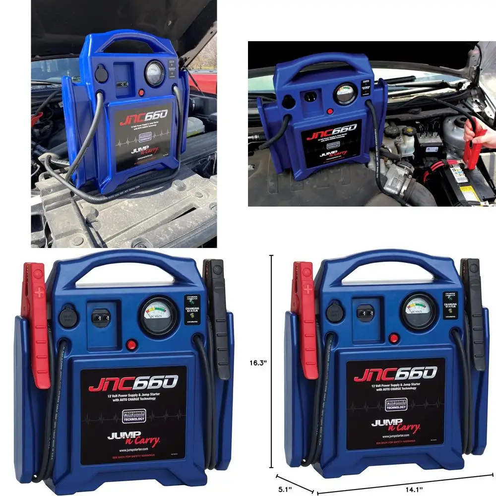 

Jump-N-Carry JNC660 1700 Пиковый усилитель 12 Вольт, синий