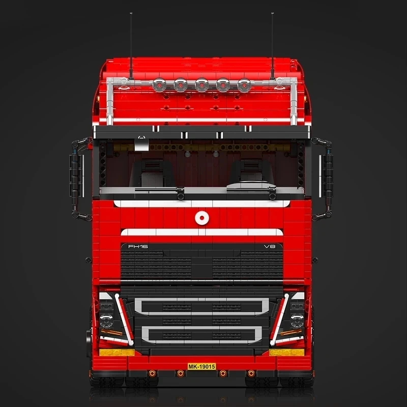 클래식 몰드 킹 19015 MOC 기능성 RC 테크니컬 카 빌딩 블록 트랙터 트럭 모델 조립 브릭 장난감 어린이 크리스마스 선물