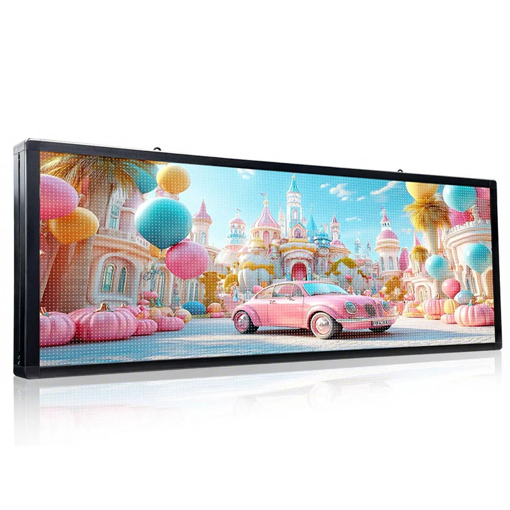Outdoor LED Sign WiFi Programmable RGB Full Color P6 Scrolling Message LED Sign for  Programmable Display Message