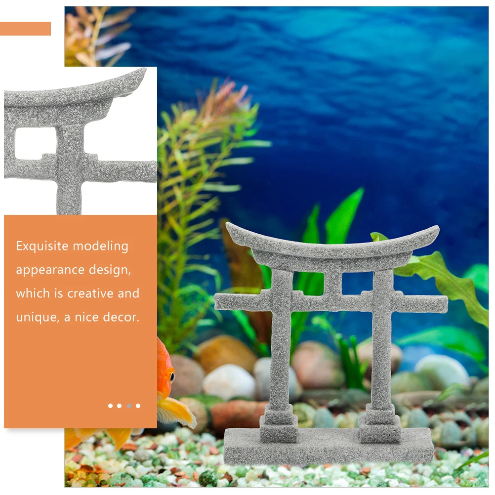 

2 Pcs Indoor Ornaments Decorations Stone Aquarium Fish Tank Simulation Small
