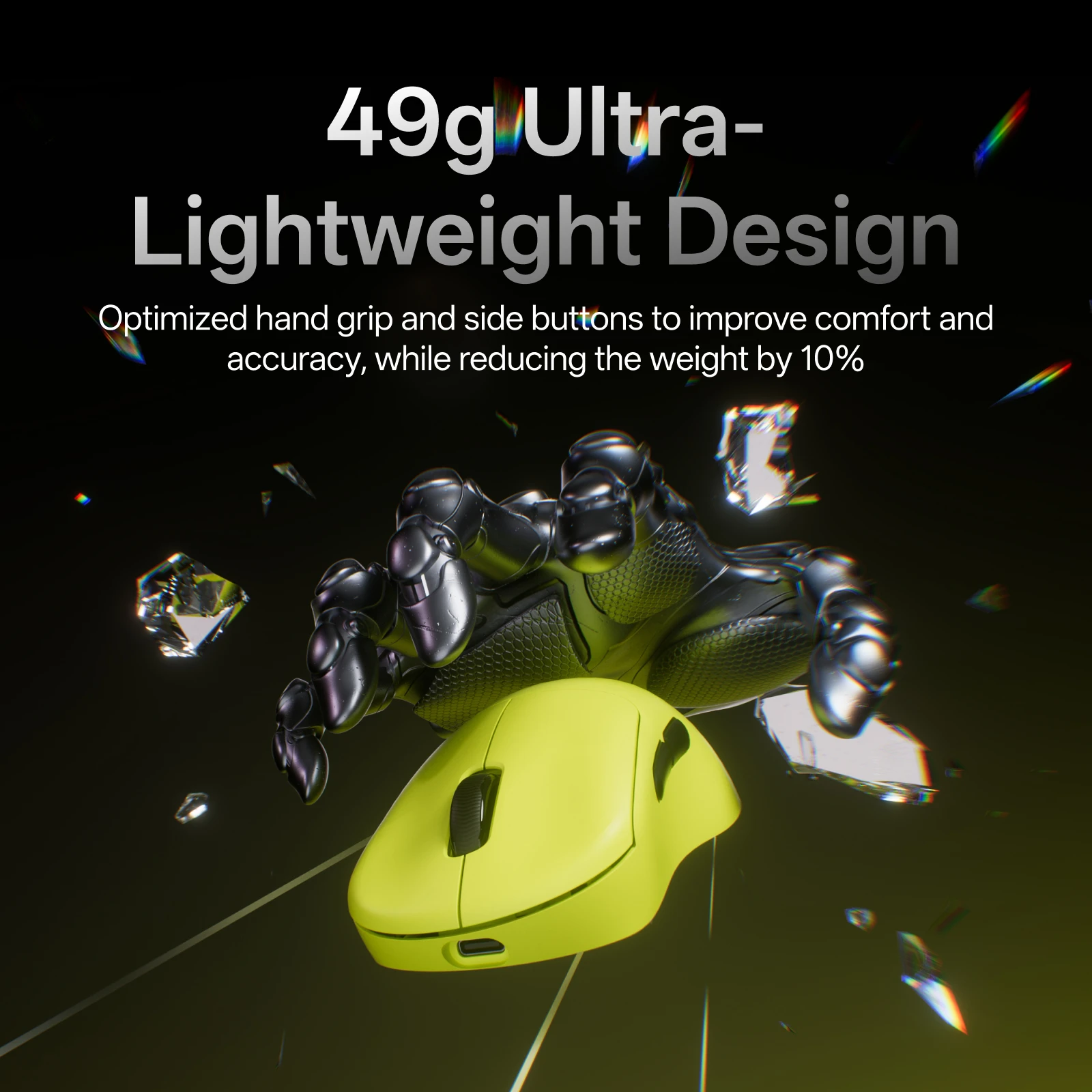 Rapoo VT3S /VT3S MAX GEN-2 Wireless Gaming Mouse True 8K Wireless Polling Rate 49g Ultra Lightweight Up to 750Hr Battery Life image 5