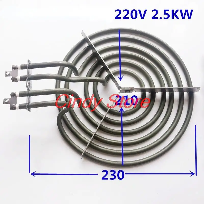 stainless steel Mosquito Coil Heating Element3-7 rings for Air fryer electric dry type heating plate spiral electric heater tube