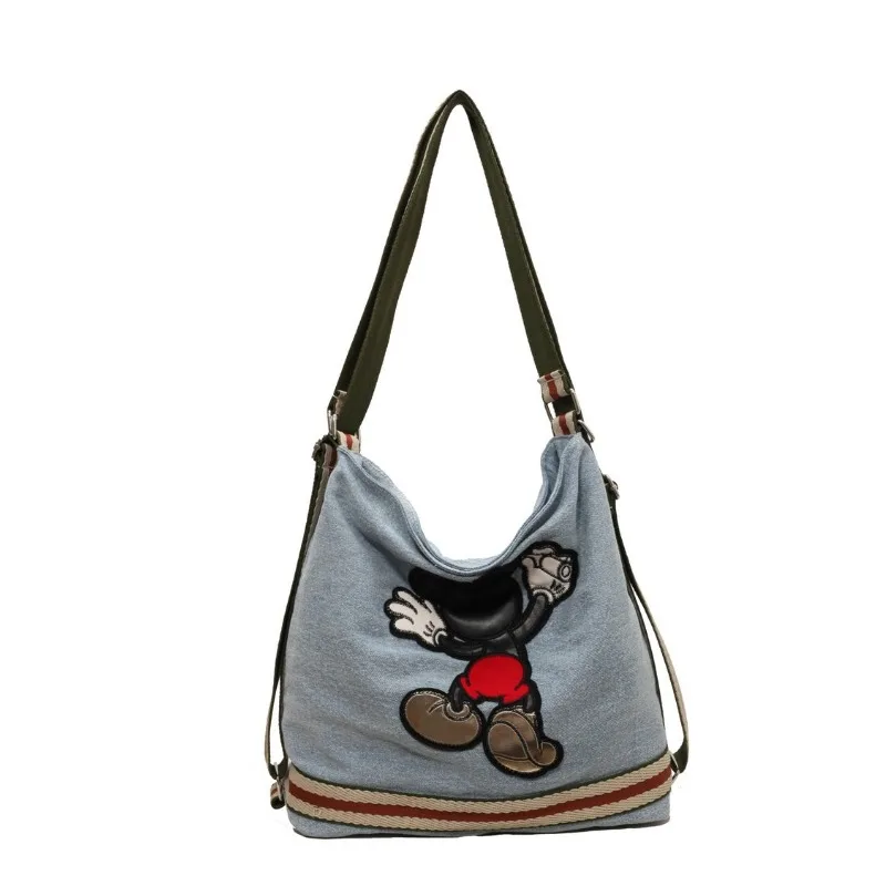 

Mickey Mouse Large Canvas Tote Bag Women Fashion Shoulder Bag Casual Commuter Carryall for College Students
