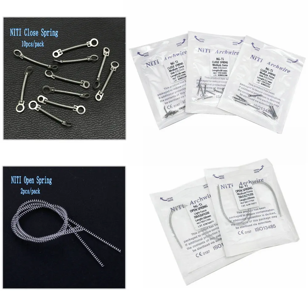 

1 Pack Dental Orthodontic Niti Close Spring Anterior Teeth Tooth Torque Spring Dental Orthodntics Open Spring