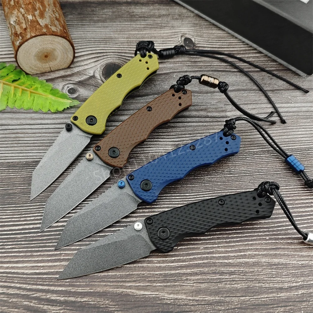 NEW Folding Knife BM 290 Aviation Aluminum Handle M4 Steel Blade High Quality Outdoor EDC Survival Camping Hiking Tools