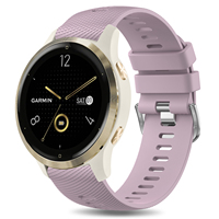 18mm Silicone Strap For Fossil Women's Gen 6 42mm/Gen 5E 42mm/Charter HR Watchband For Garmin Vivoactive 4S/3S Venu 2S 40mm Band