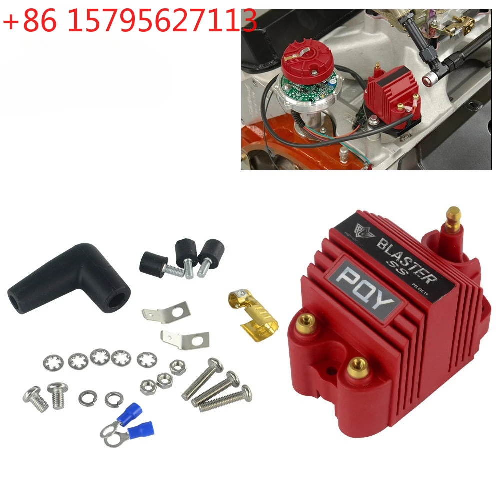 Car modification, automotive E-Core ignition coil 12V electronic coil, ignition device with connector accessories