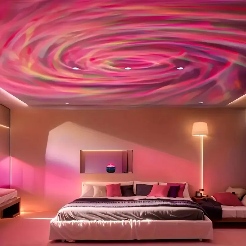 Starry Sky Projector, LED For Galaxy Night Light With Remote, 7 Lighting Effects, USB Powered, Ideal For Bedroom, Camping, Weddi