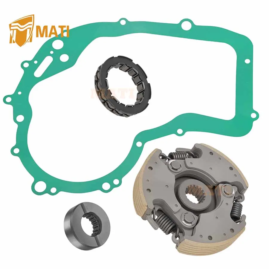 

M MATI Clutch Centrifugal Carrier + Hub One Way Bearing w/ Gasket for Arctic Cat 300 2X4 4X4 1998-2005 3446-128