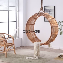 Rattan Swing Garden Chair Indoor Basket Adults Reading Hanging Chair Lounge Comfortable Sillas Para Jardin Home Decoration