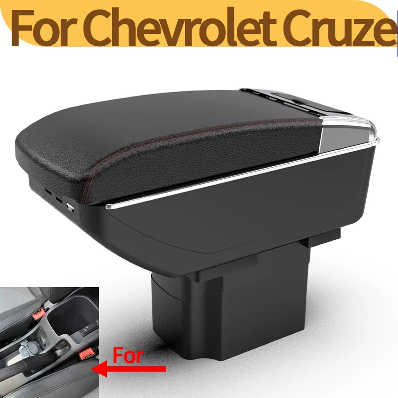 For Chevrolet Cruze Armrest For Holden Cruze Armrest Box Arm 2009-2015 Centre Console Storage Box Interior 2010 2011 2013 2014