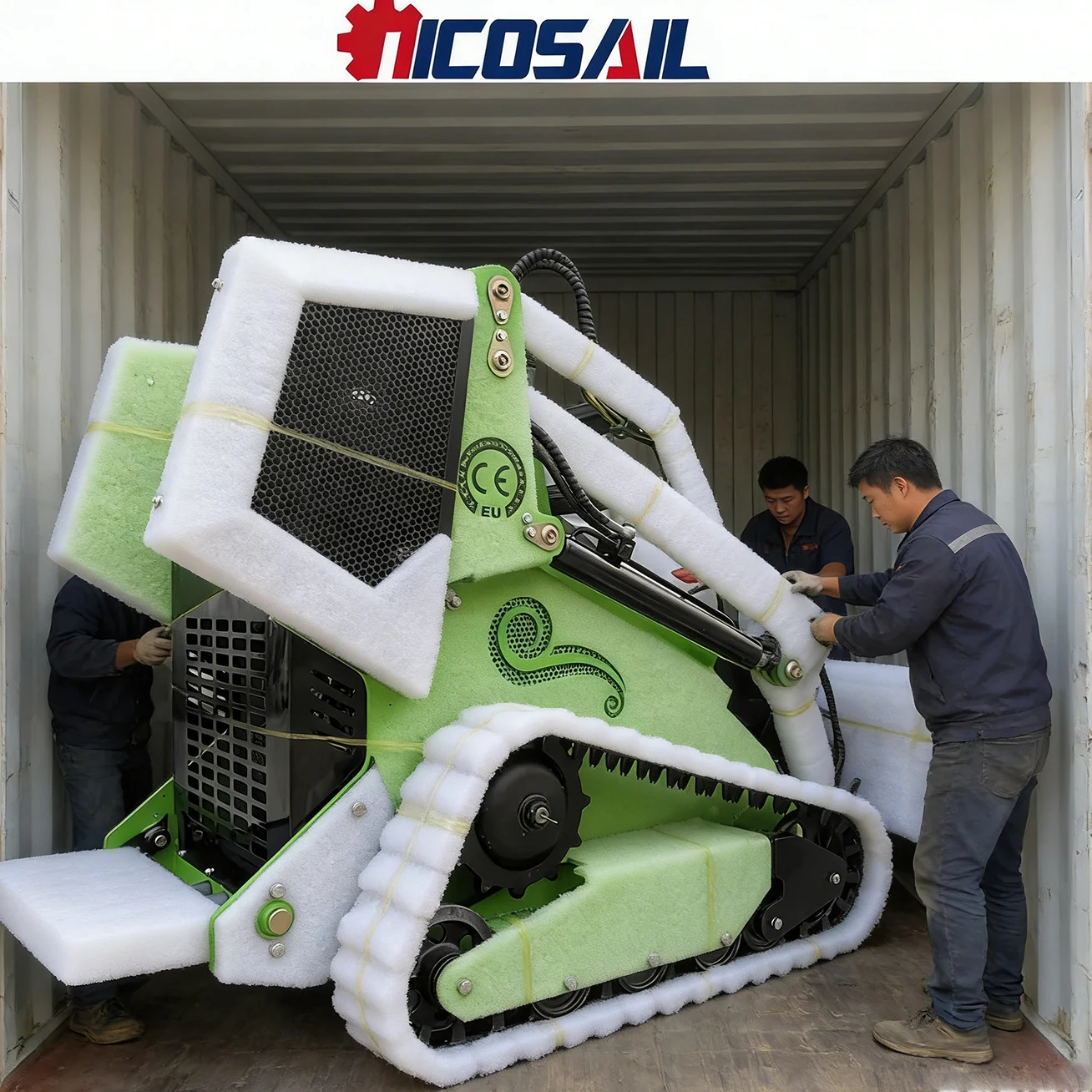 

Small Skid Steer Multi-Function Skid Steer for Residential Yard Stacking Loading Unloading Ground Maintenance Fine Work