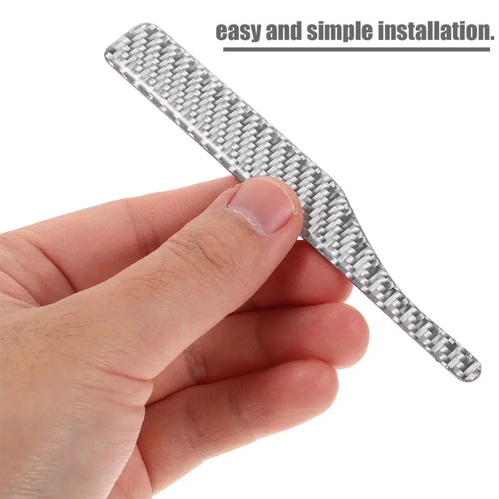 2pcs Mirror Edge Protection Car Crash Strips Protect Lightweight Texture Anti Scratch Sticker Car Scratch Protection Auto Parts