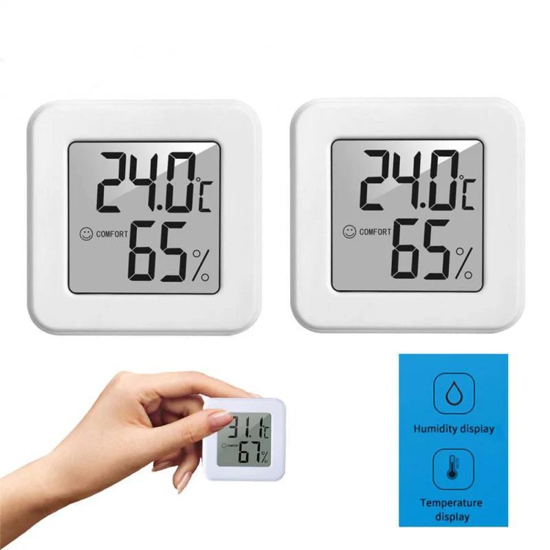 

Indoor Thermometer LCD Digital Temperature Room Hygrometer Gauge Sensor Humidity Meter Indoor Thermometer Temperature