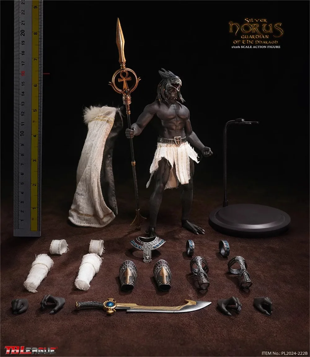 

TBLeague PL2024-222B Black Version Vintage Egypt Horus Guardian with Platform Gift For Fans Collect 1/12