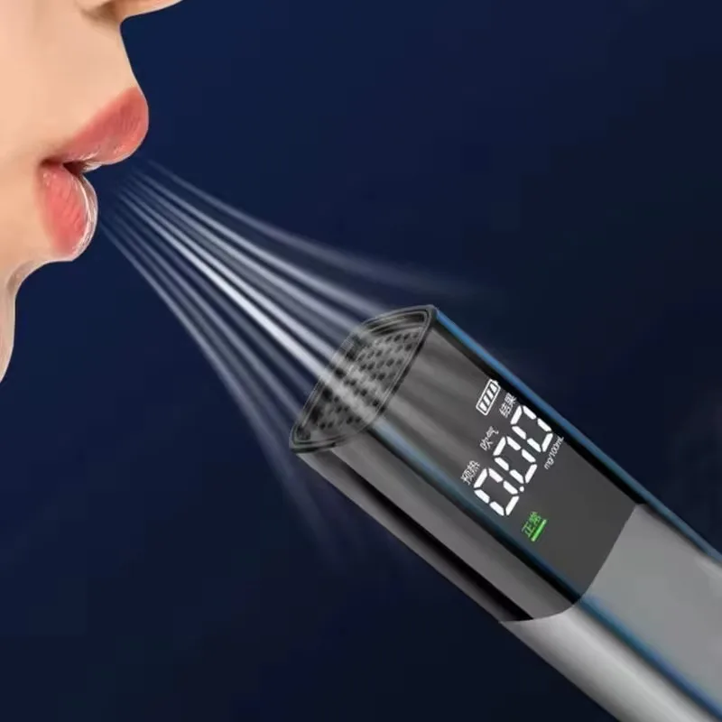 ANMU Automatic Alcohol Tester Non-contact Alcohol Test Tools Self-Test Drinking Detection Device Electronic Breathalyzer