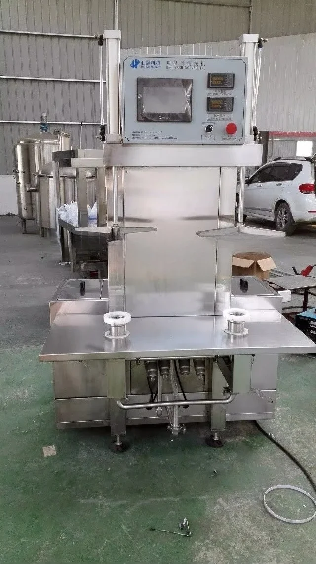 Dubbele kop biervat wasmachine