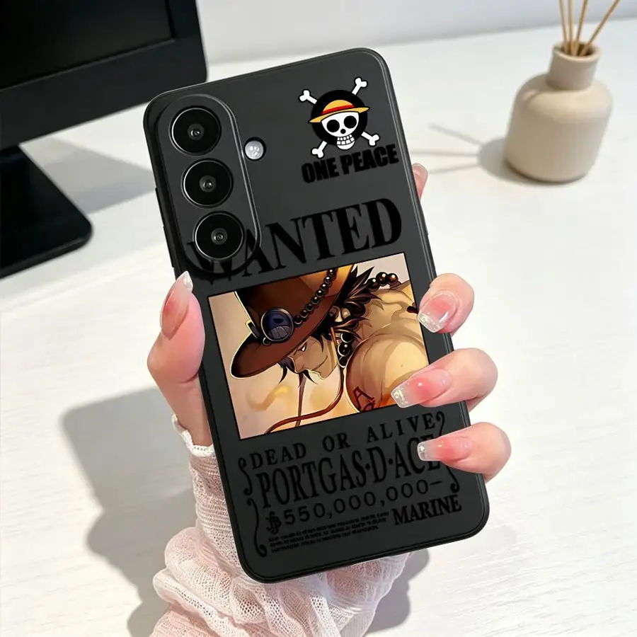 Anime One Piece Luffy Cool Case for Samsung Galaxy S26 Ultra S10 S9 S26+ S24 Note 20 8 9 10 S24+ S25 Plus S20 S25+ S23 S21 FE