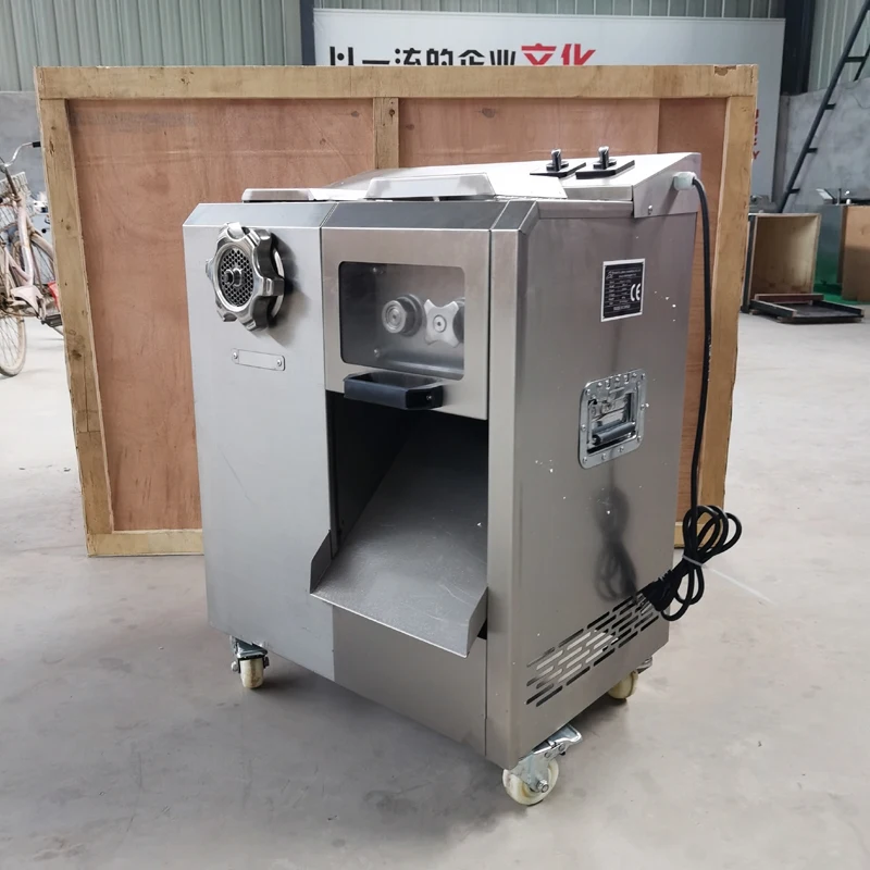 Meat Cutting Machine Commercial Household Electric Fish Beef Pork Meat Cutter Desktop Meat Slicer Dicing Machine 850W