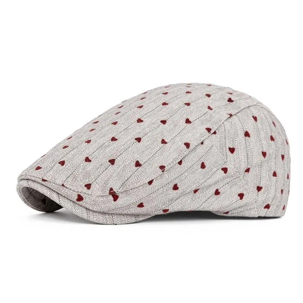 جديد عادية قبعة البيريه القلب الرسام تنفس شقة قناع قبعة قابل للتعديل الرجعية بطة اللسان كاب #5