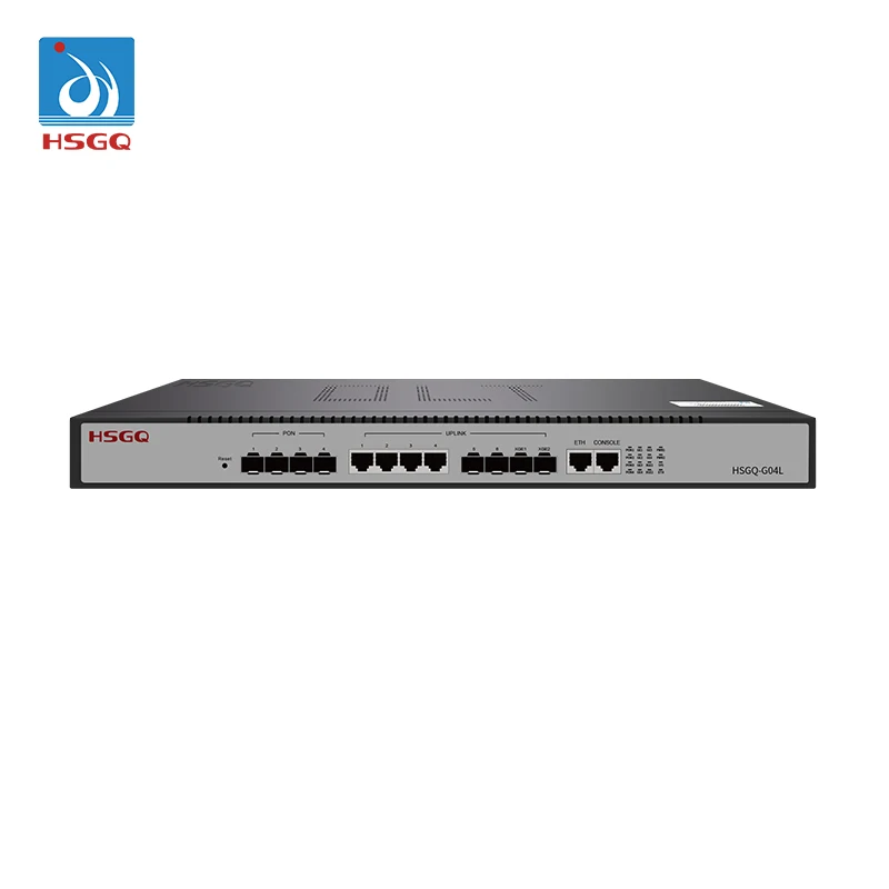 HSGQ-G04L أفضل سعر olt 4 PON port GPON OLT محطة الخط البصري