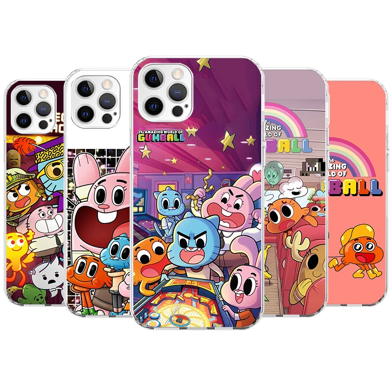 The Amazing World Gumball Phone Case For Apple iPhone 11 12 13 14 15 16 Pro Max 7 X XS 8 Plus + Mini SE Customized Print Soft Co