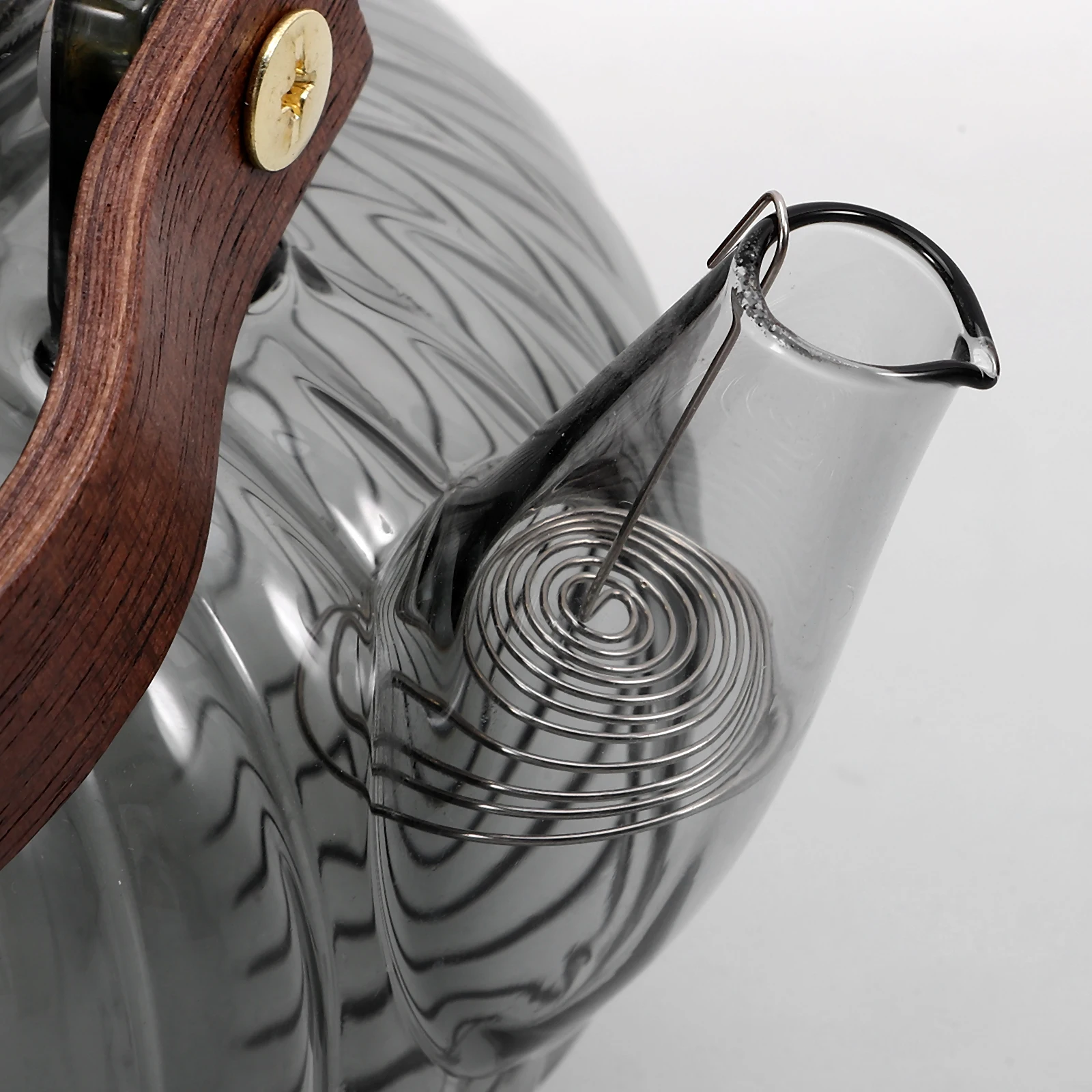 

Glass Teapot 800Ml Flower Tea Kettle Handle Portable Handheld Loose Leaf Water Kettle Home Office Kitchen Decorative Tea Jug