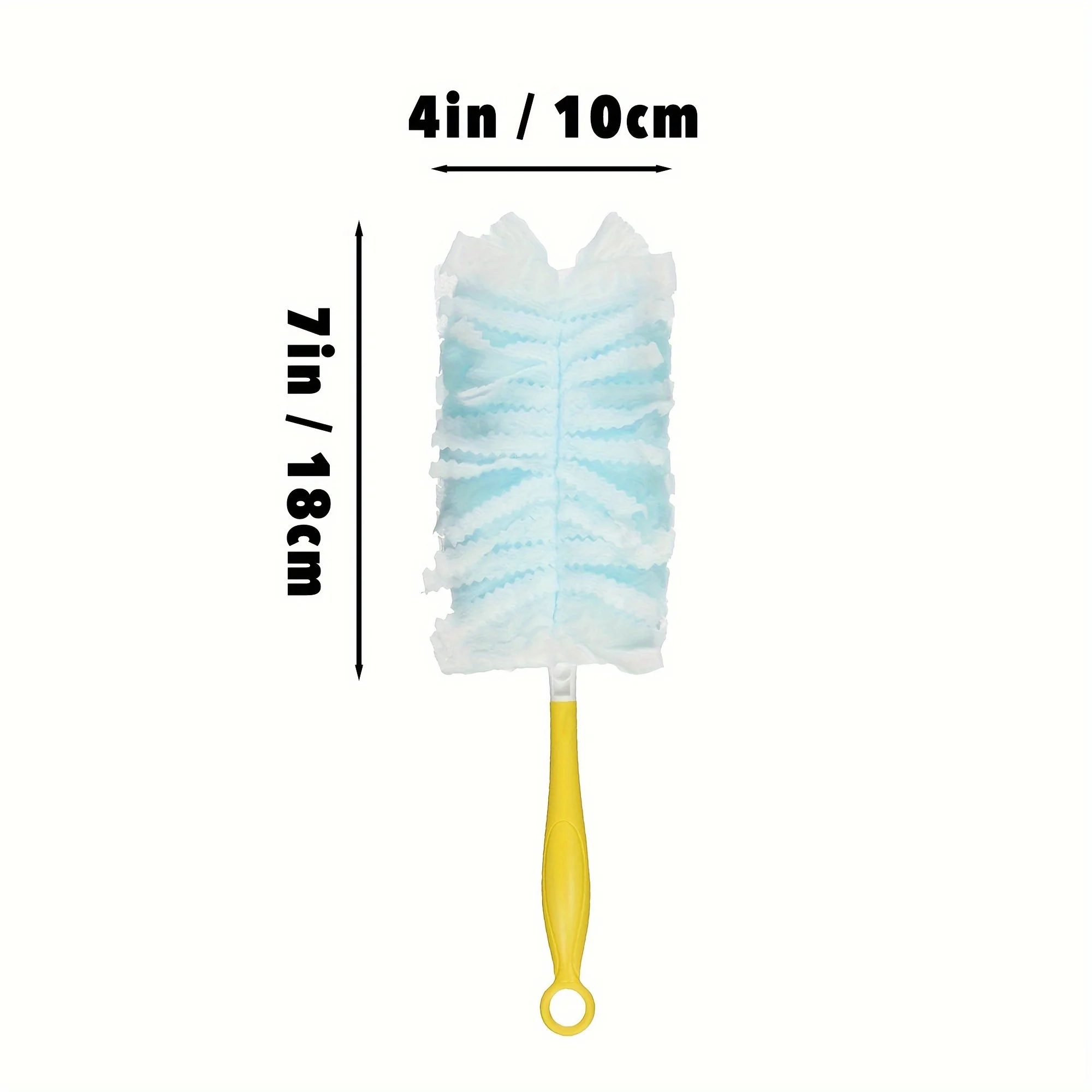 10 pieces of blue dust cloth+1 handle) disposable electrostatic dust collector, essential for home and car cleaning
