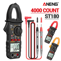ANENG ST180 Digital Clamp Meter 4000 Counts AC Current Ammeter Multimeter Voltage Tester Car Amp Hz Capacitance NCV Ohm Tools
