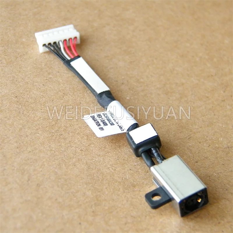 Cabo de entrada dc para dell xps 15 9550 9560 9570 7590 m5510 5520 5530 dc power jack porta de carregamento soquete 064tm0 dc30100x200
