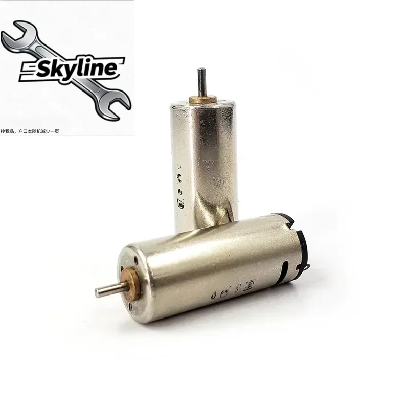 2PCS Mini N60 Round Cylinder Motor DC 1.5V-3V 11000RPM High Speed Micro Carbon Brush Electric Motor DIY Hobby Toys Model