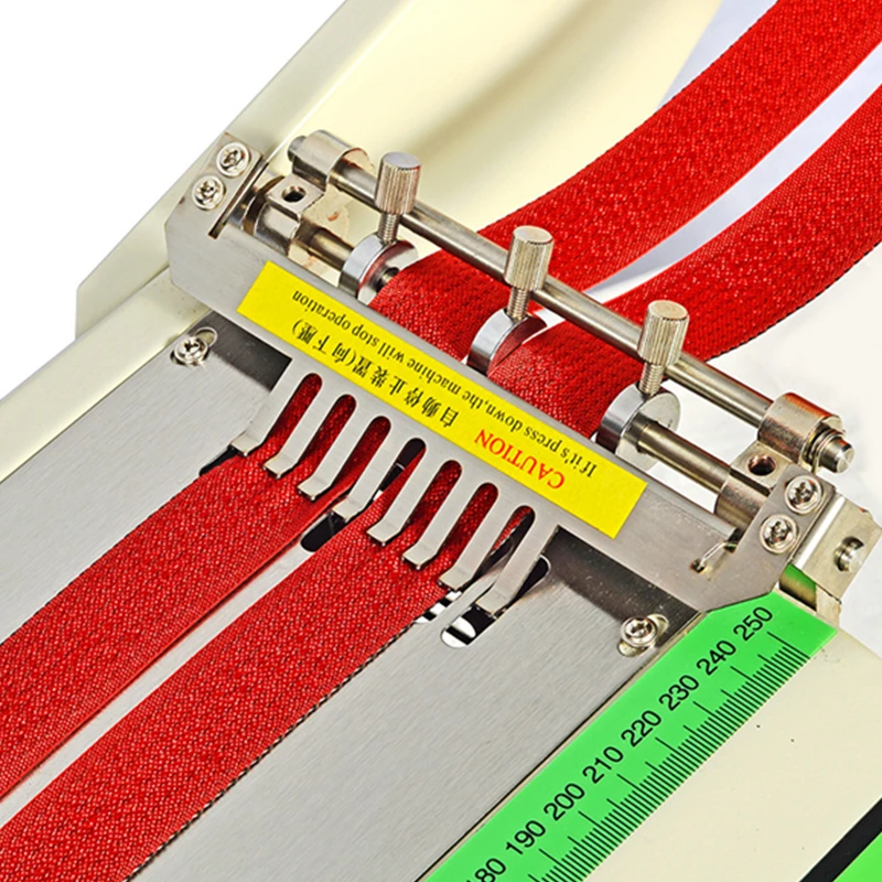 Automatic Cloth Tape Cutting Machine LCD Screen Hot and Cold Knife Tube Zipper Heat Shrink Cutter