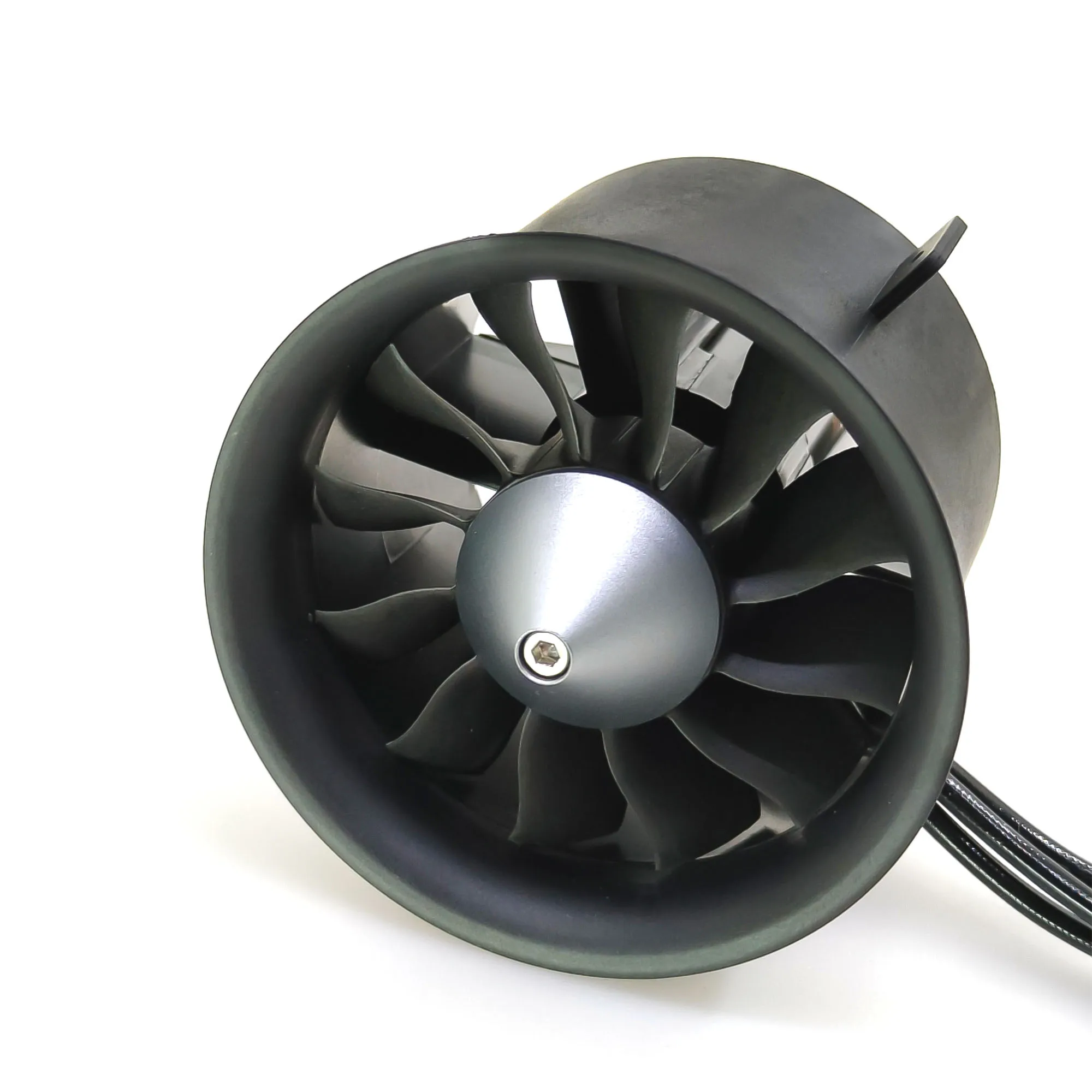 QX-MOTOR 70mm 12Blade Ducted Fan EDF with 6S Brushless Motor use 100A ESC Suitable for Jet Helicopter Drone Fixed-wing Parts