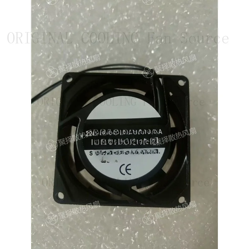 H  1 pc. New Model 8025B220 AC220-240V 8025 8cm 2 wire aluminum frame fan #rt