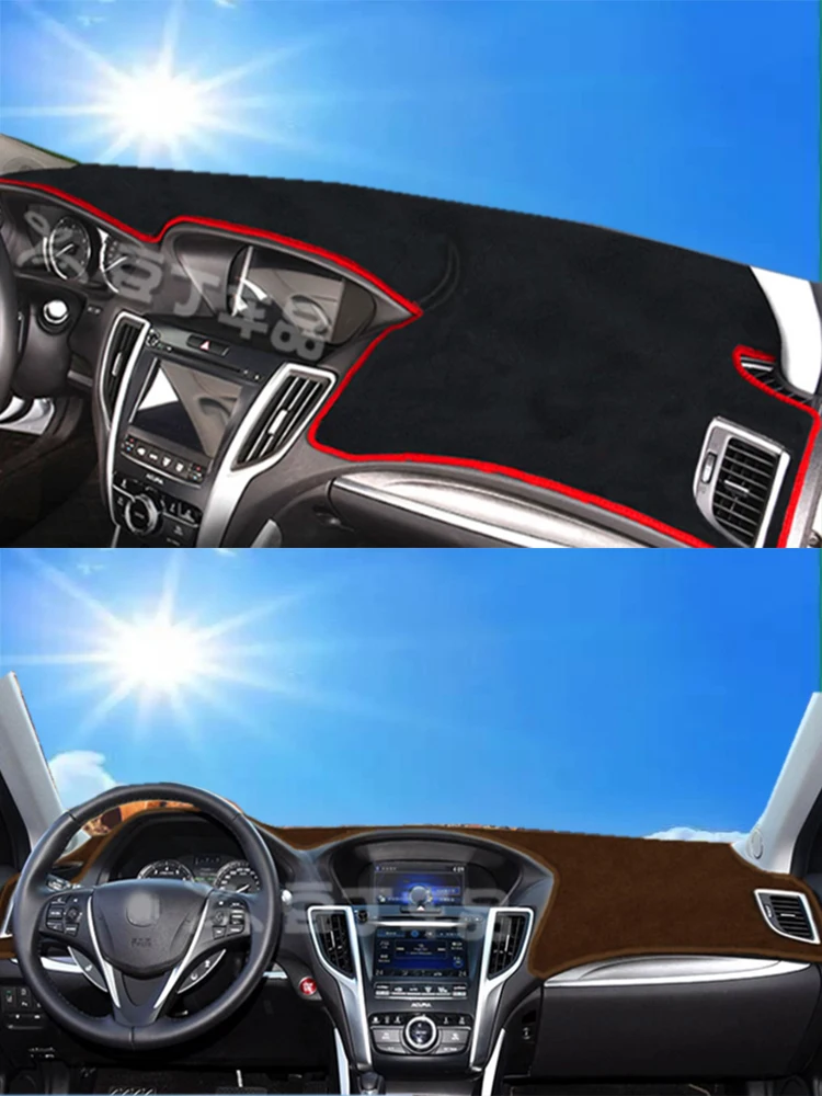 For 2017-2018 Acura TLX L Car-Styling Dashmat Dashboard Cover Instrument Panel Insulation Sunscreen Protective Pad
