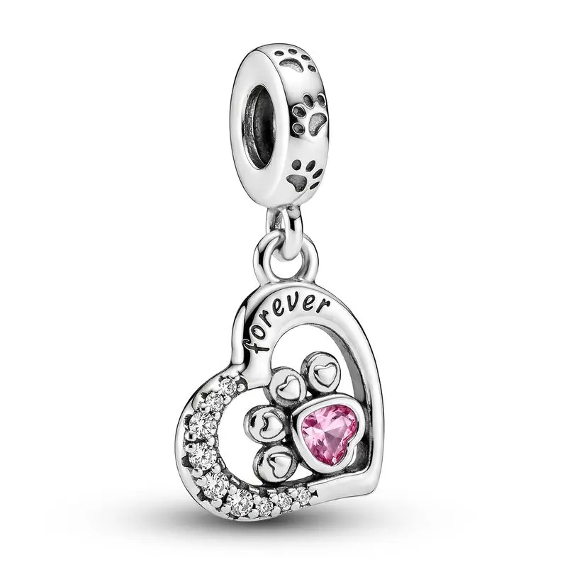 925 Silver Plated Seal Little Flying Pig Alpaca Animal Series Charms Beads Fit Original Bracelets Bangles Jewelry Gift