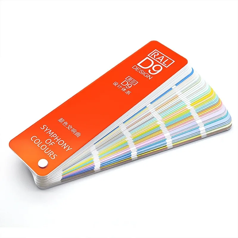 Original RAL Color Card D9 Designer Version Selected 290 Colors Standard Color Card European Standard