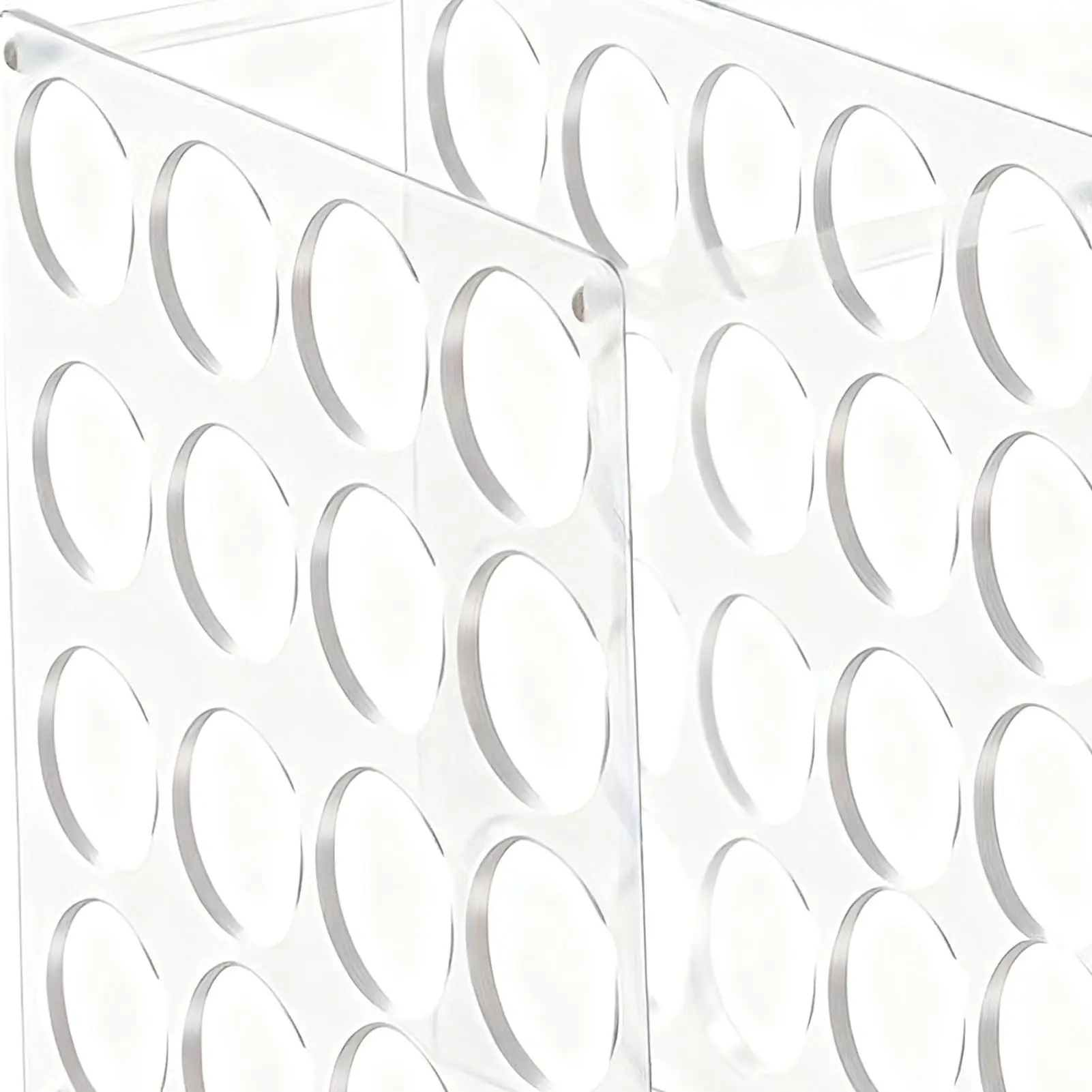 

Подставка для рулона крафт-бумаги, 2 шт., прозрачный акриловый кронштейн для дисплея, держатель для рулона крафт-бумаги с 16 отверстиями для организации настольного искусства