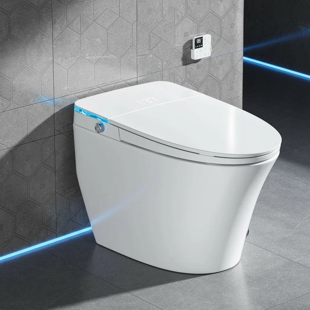 US Local Warehouse Modern Bidet Smart Toilet Instant Heating Foot Sensor Intelligent Toilet for Premium Residential Design