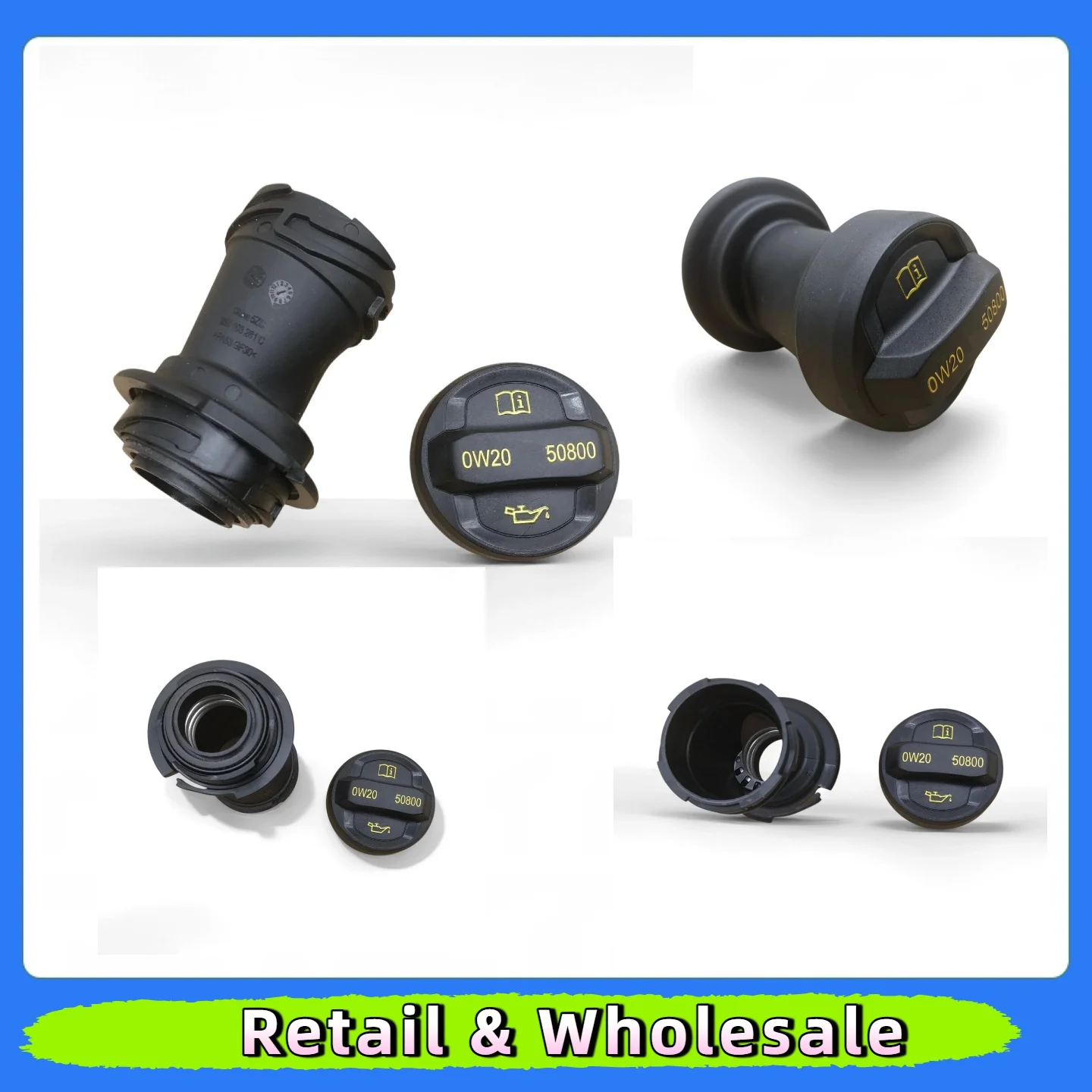 06K103281C New Genuine Improved EA888 Oil Cover Fit For VW Magotan B8L New CC Golf7 TiguanL 05E103485B 06K103281B 06K 103 281 B