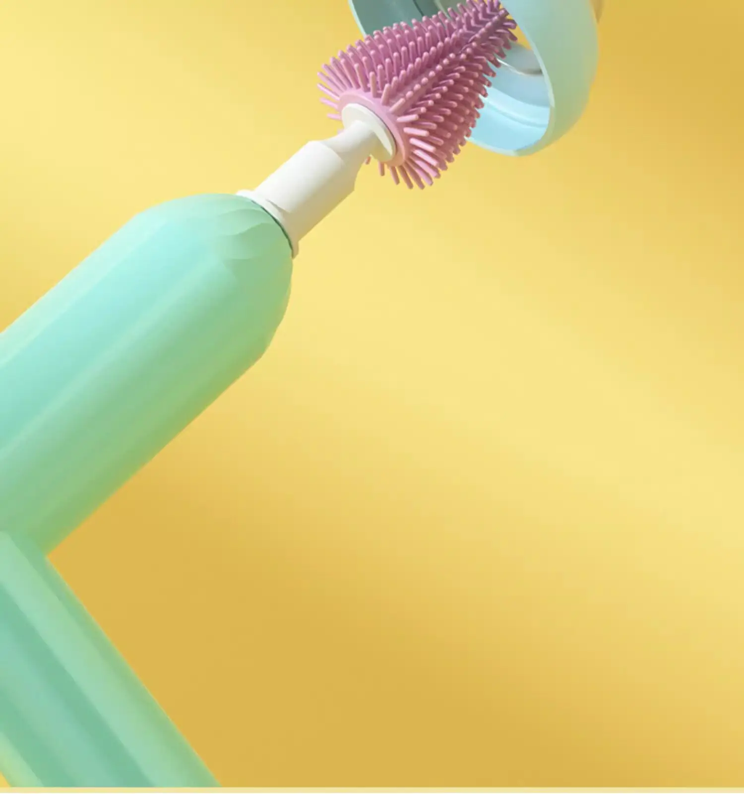5-in-1 Electric Silicone Baby Bottle Brush Set Portable Multi Function Straw Cup Cleaning Brush Kit
