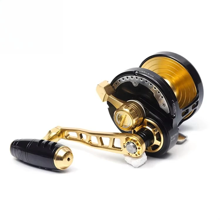 

2023 5.3:1 All-metal Deep-sea Fish Boat With Siren Sound Nanyou Deep Sea Slow-rocking Iron Plate Wheel Fishing Spinning Reels