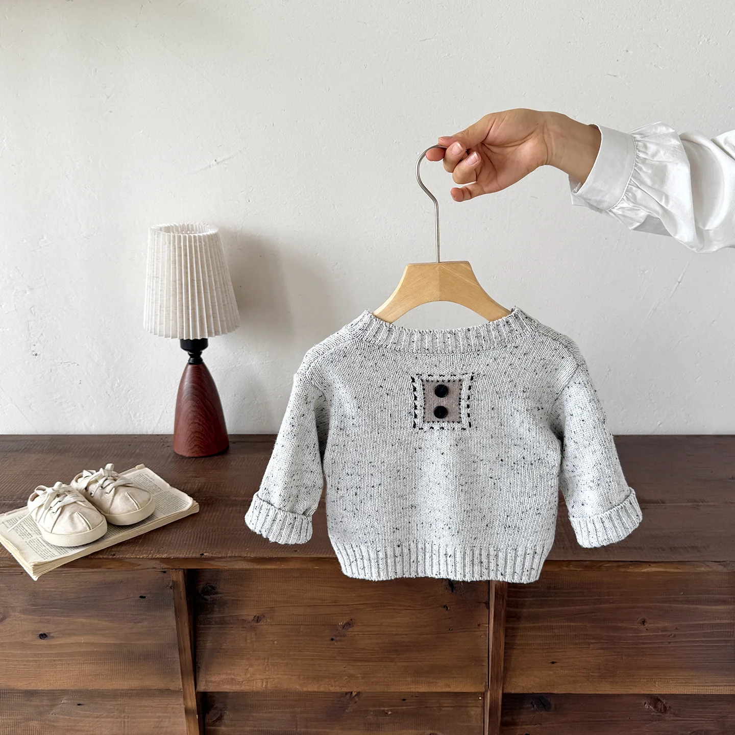 Baby Boy Sweater 2026 Spring Autumn Knit Outfit Stylish Single Breasted Cardigan Korean Style Toddler Jacket