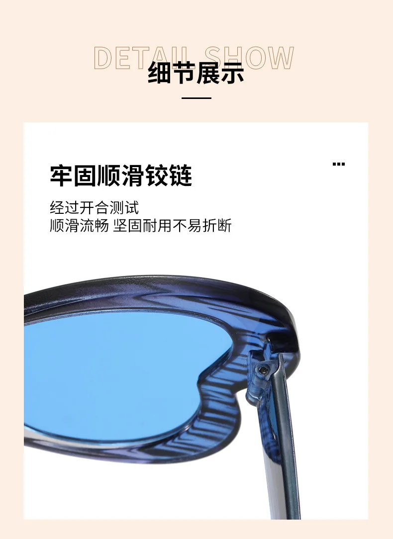 Neue Vintage-Schmetterlings-Sonnenbrille für Damen und Herren, Marken-Rundbrille, Große Sonnenbrillen für Männer und Frauen, Speziell Geformt – Detail 15