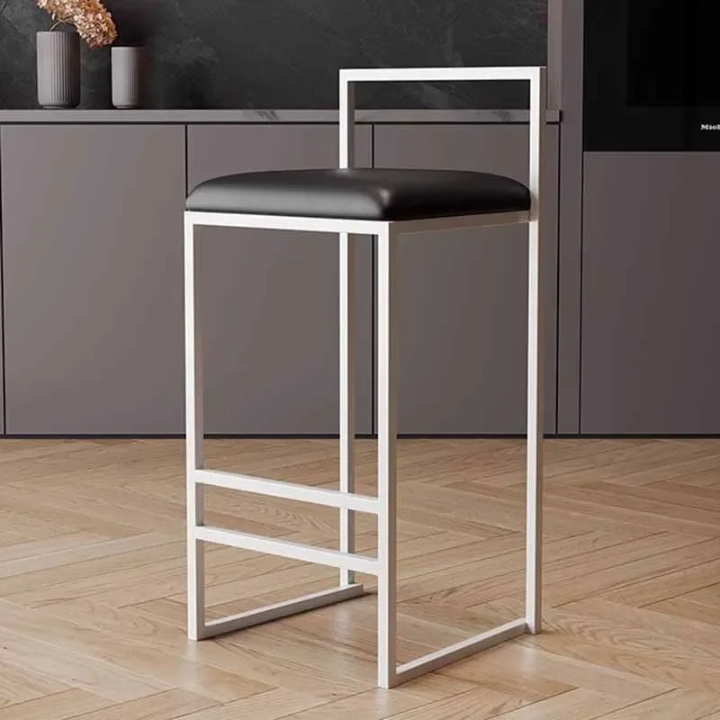 

Modern Counter Bar Stool High Quality Resturant Kitchen Nordic Chair Metal Ultralight Taburetes Altos Cocina Home Furniture