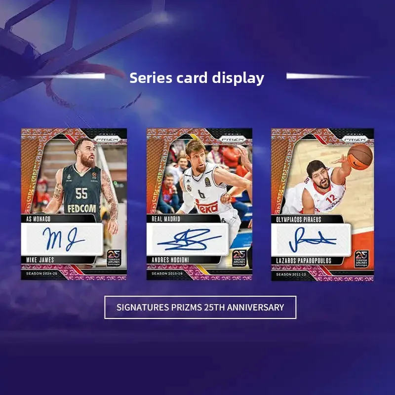 Prizm Basketball Trading Cards 2024-25 Euroleague Blaster 2021-22 NBA Genuine Collectible Cards Toys Holiday Birthday Gifts view 2