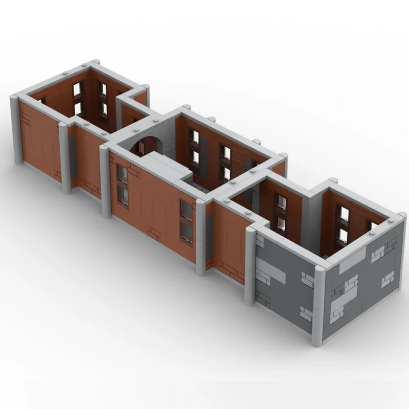 الفيلم الشهير MOC اللبنات أرضية إضافية للمجموعة 76294 العمارة Diorama تكنولوجيا الطوب جمع اللعب هدية عيد الميلاد