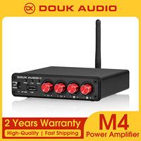 Douk Audio Mini Bluetooth 5.0 Digital Amplifier HiFi 4 Channel Audio Amp for Home Stereo System Car / Multi-room Power Amp 50W*4