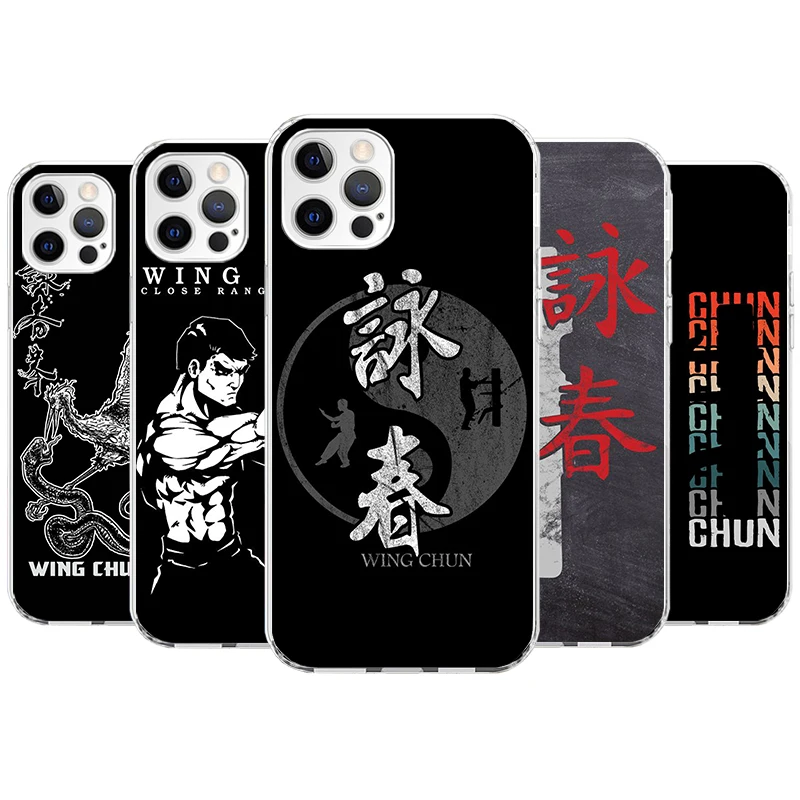 Wing Chun Kung Fu Phone Phone Case For Apple iPhone 11 12 13 14 15 16 Pro Max 7 X XS 8 Plus + Mini SE Customized Print Soft Cove